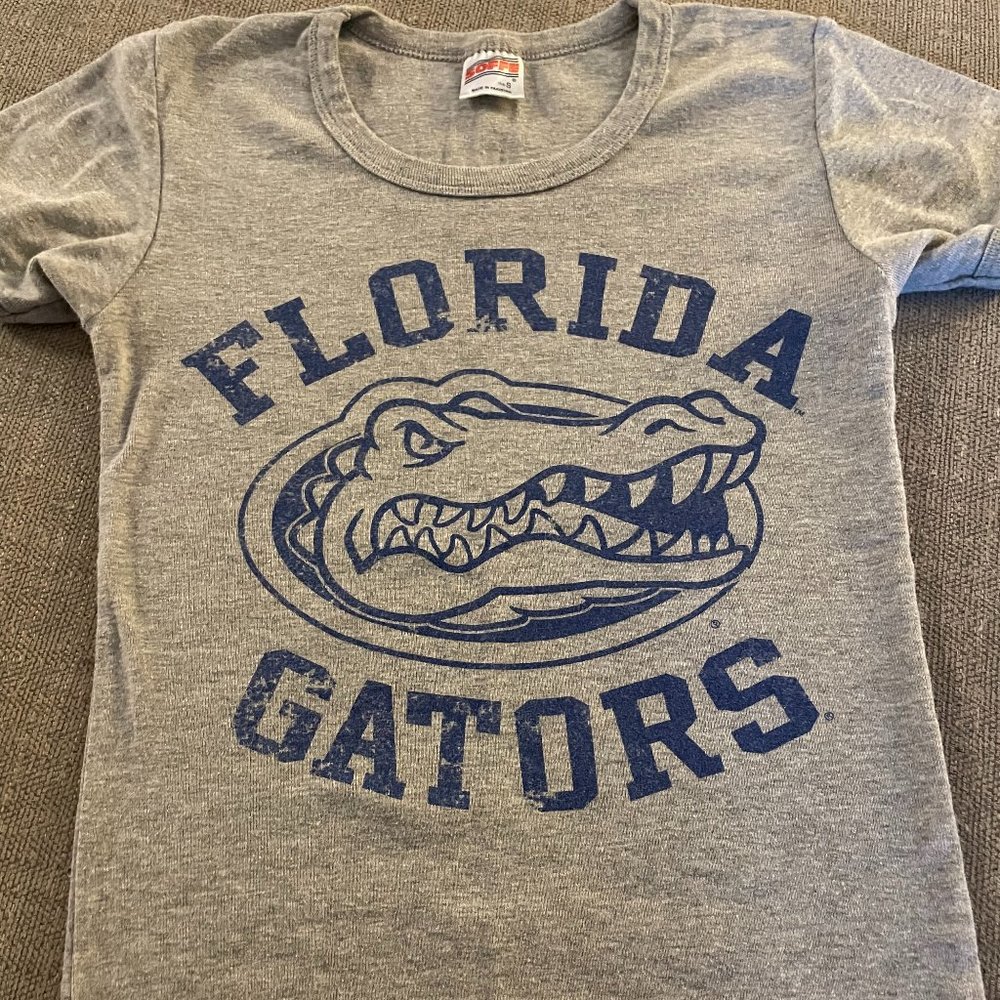Grey Blue FLORIDA GATORS Soffe Baby Tee Shirt XXS/S